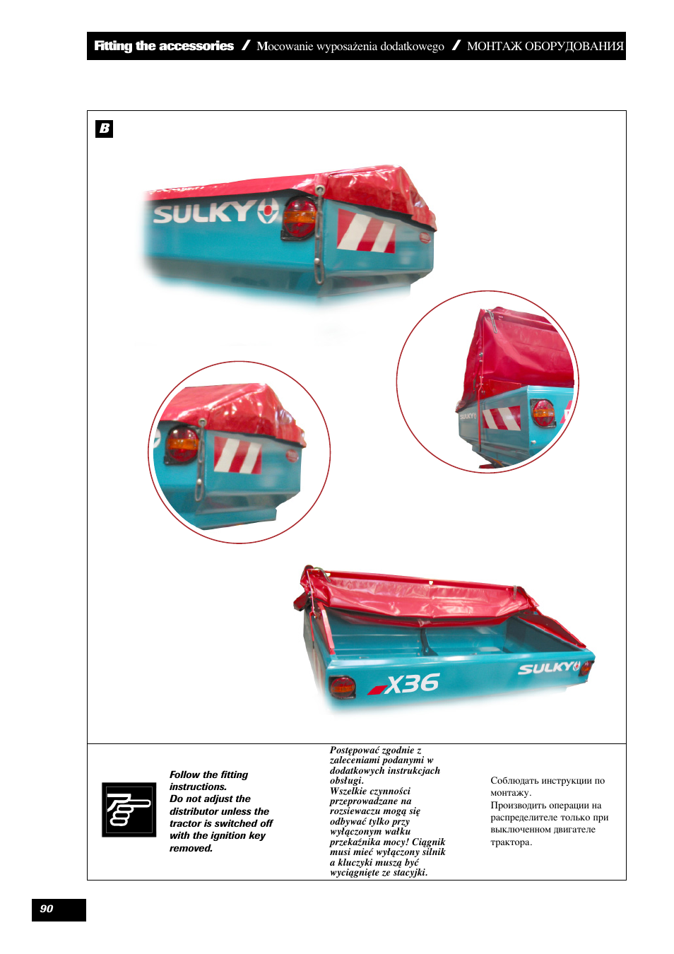 Sulky X 36 User Manual | Page 92 / 102
