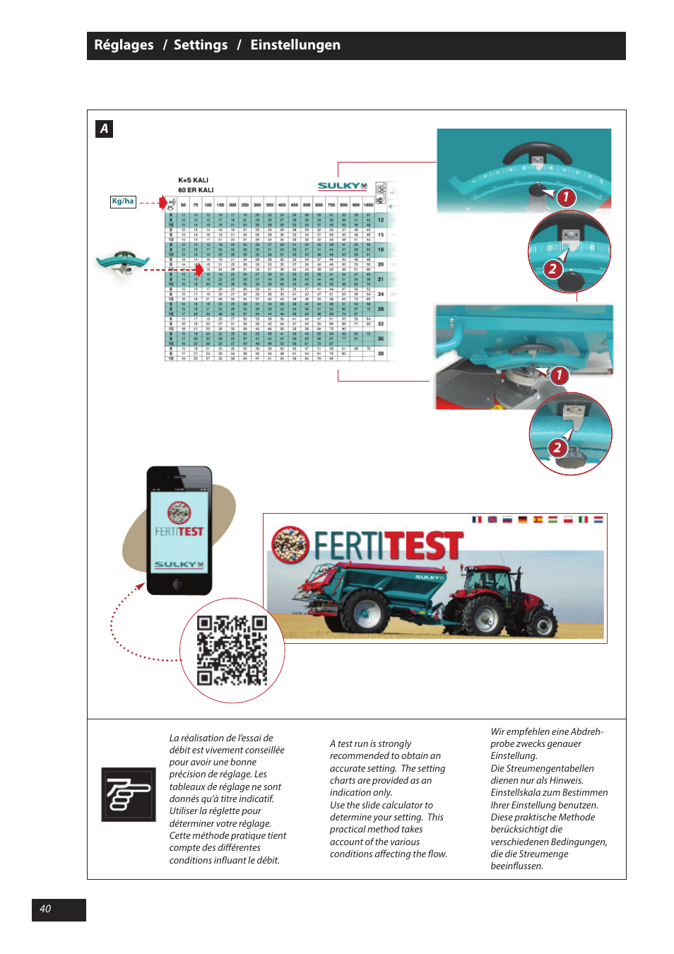 Sulky X 40 User Manual | Page 42 / 105