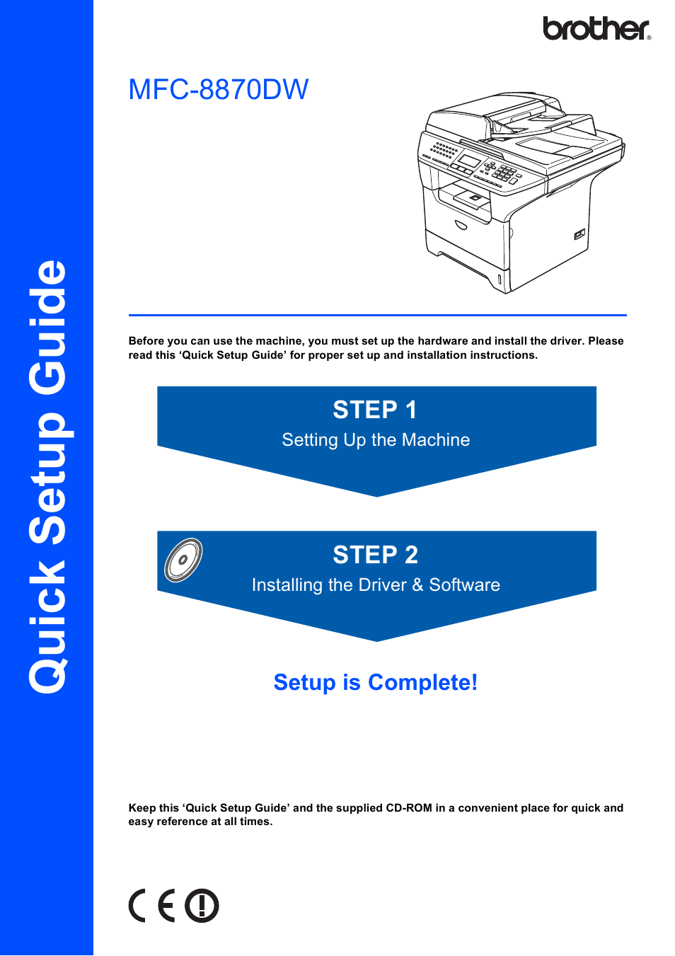 Brother MFC-8870DW User Manual | 58 pages