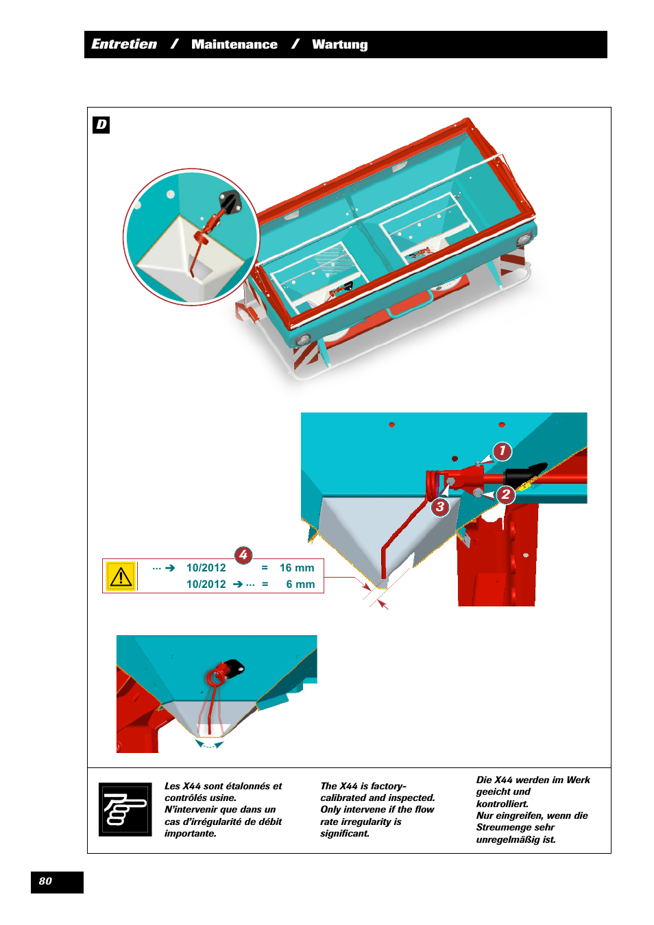 Sulky X 44 User Manual | Page 82 / 95