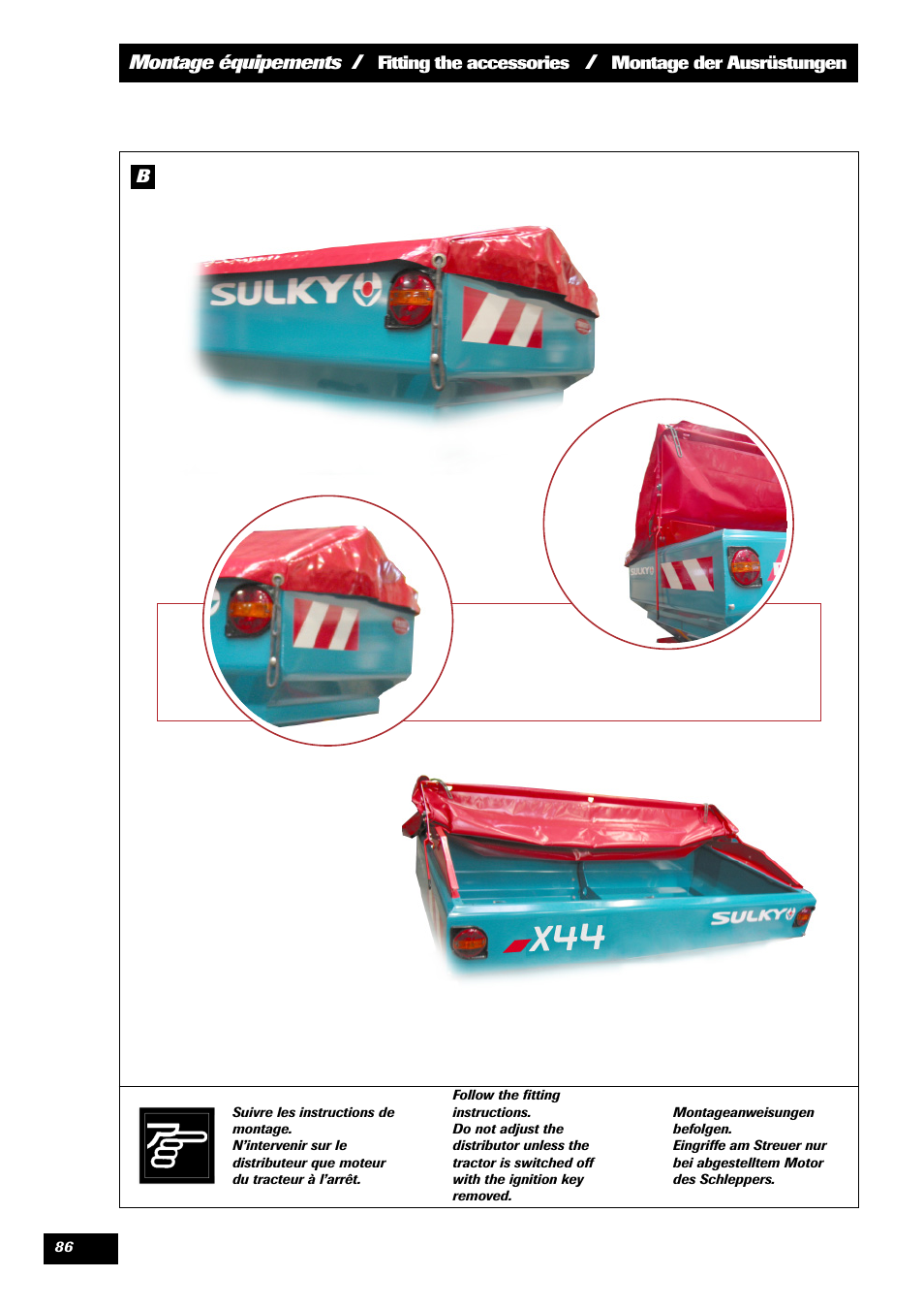 Sulky X 44 User Manual | Page 88 / 95