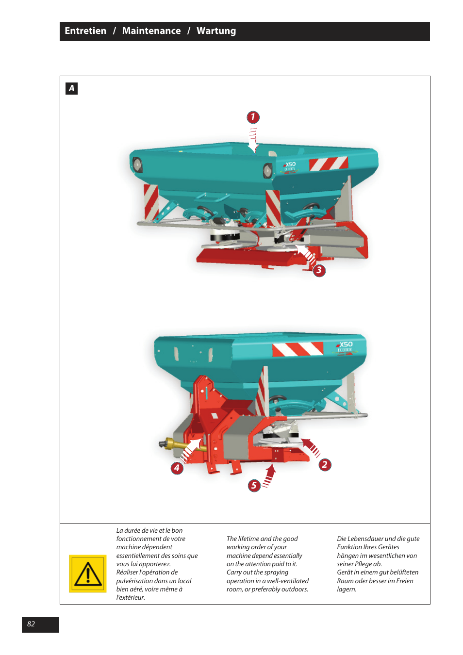 Sulky X 50 User Manual | Page 84 / 103