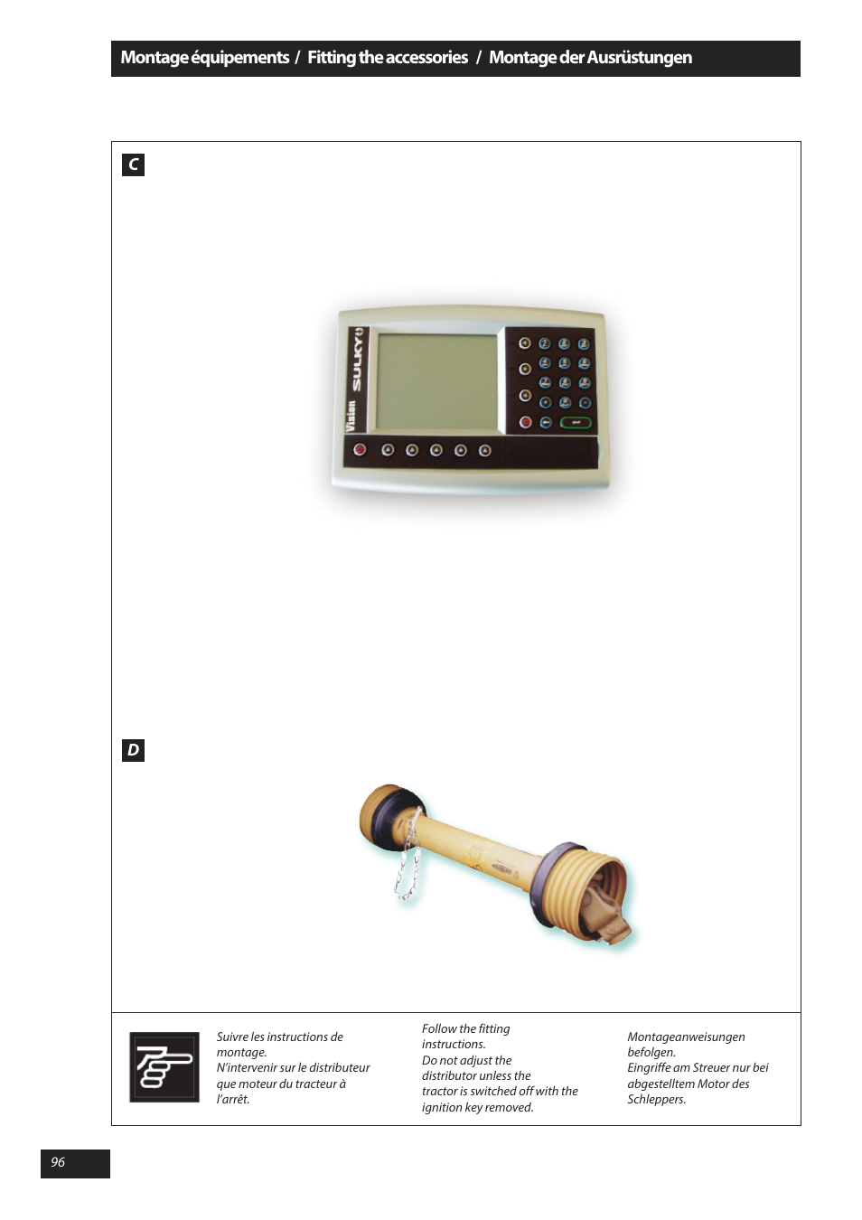 Sulky X 50 User Manual | Page 98 / 103