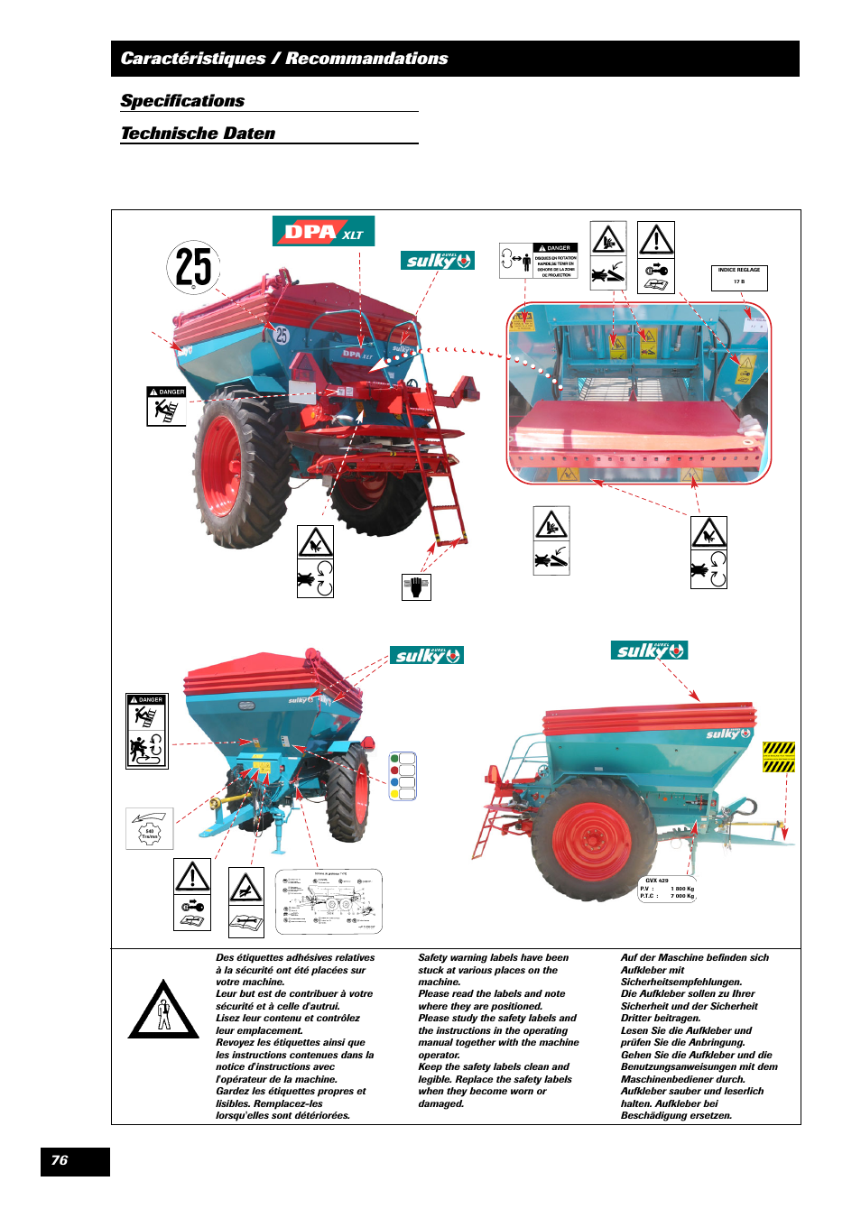 Sulky DPA XLT User Manual | Page 77 / 102