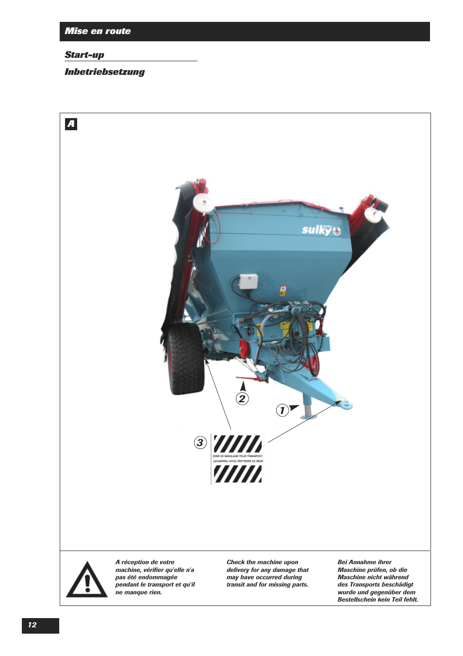 Sulky DPA Polyvrac mecanical User Manual | Page 14 / 93