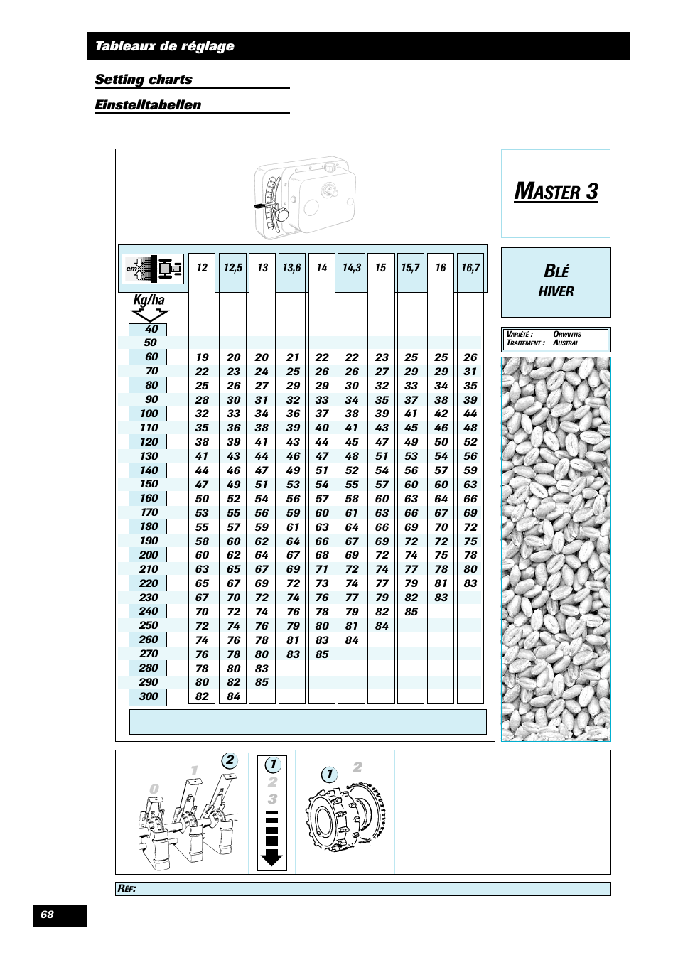 Aster | Sulky Master 3 User Manual | Page 69 / 96