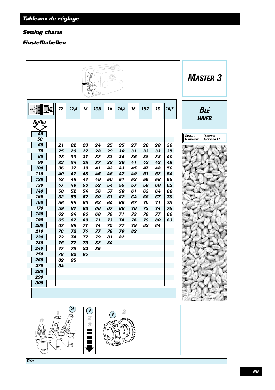 Aster | Sulky Master 3 User Manual | Page 70 / 96