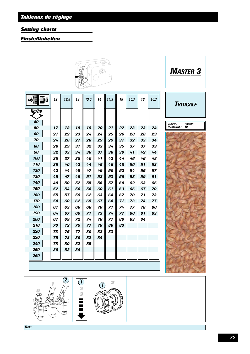 Aster | Sulky Master 3 User Manual | Page 76 / 96