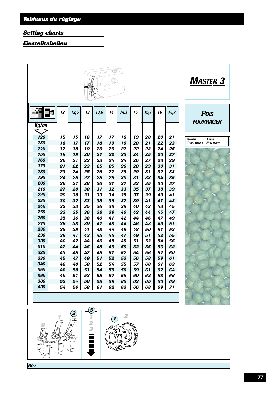 Aster | Sulky Master 3 User Manual | Page 78 / 96