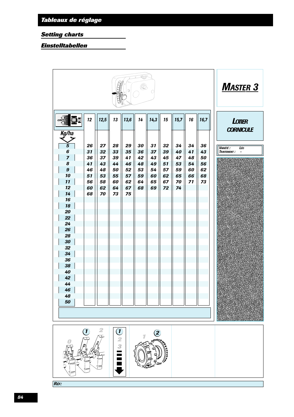 Aster | Sulky Master 3 User Manual | Page 85 / 96