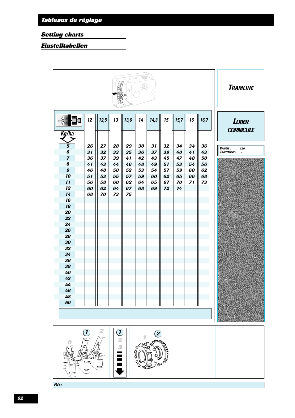 Otier cornicule | Sulky Compact Tramline User Manual | Page 93 / 104