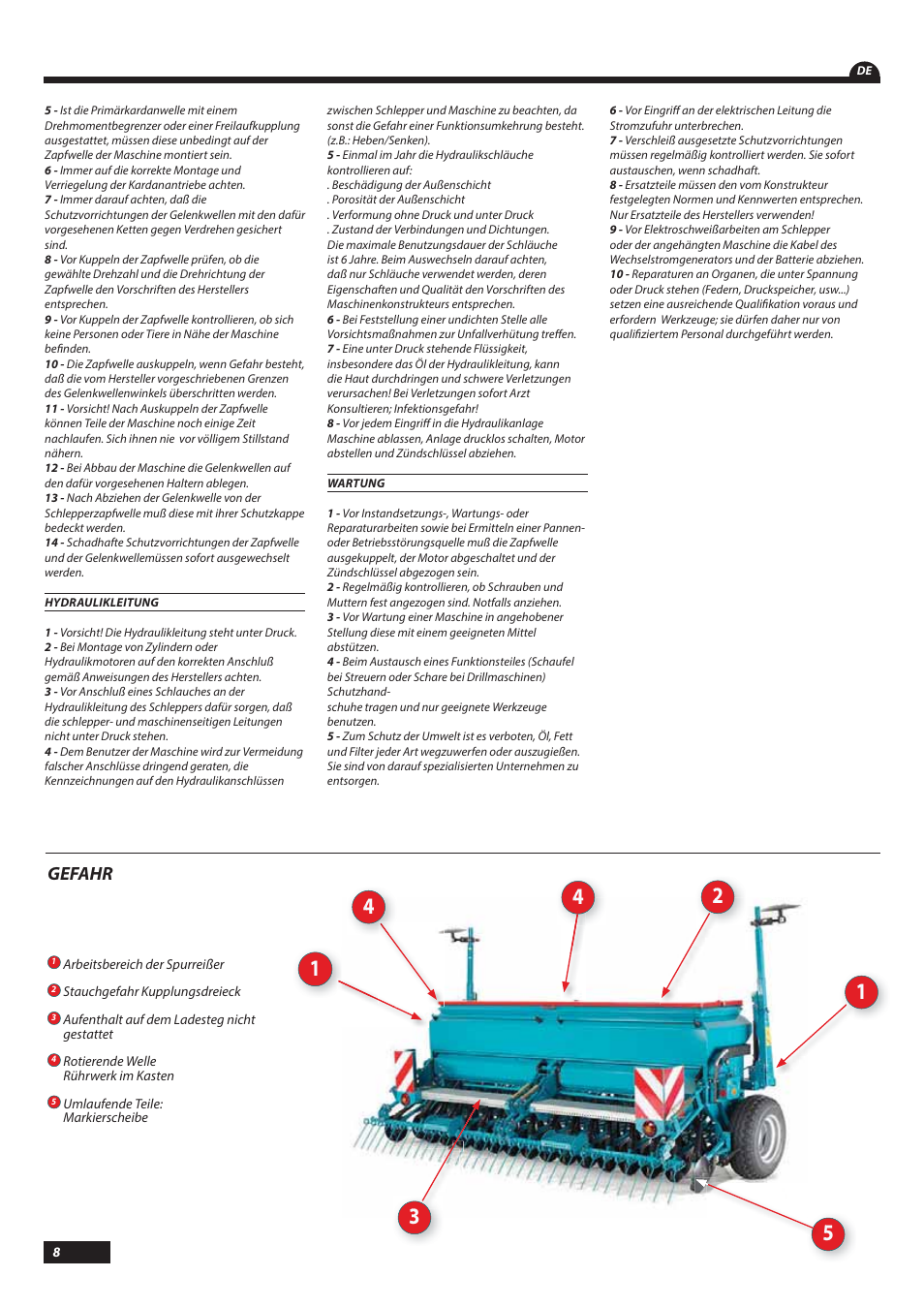 Sulky Tramline SX > 03/2014 User Manual | Page 10 / 117