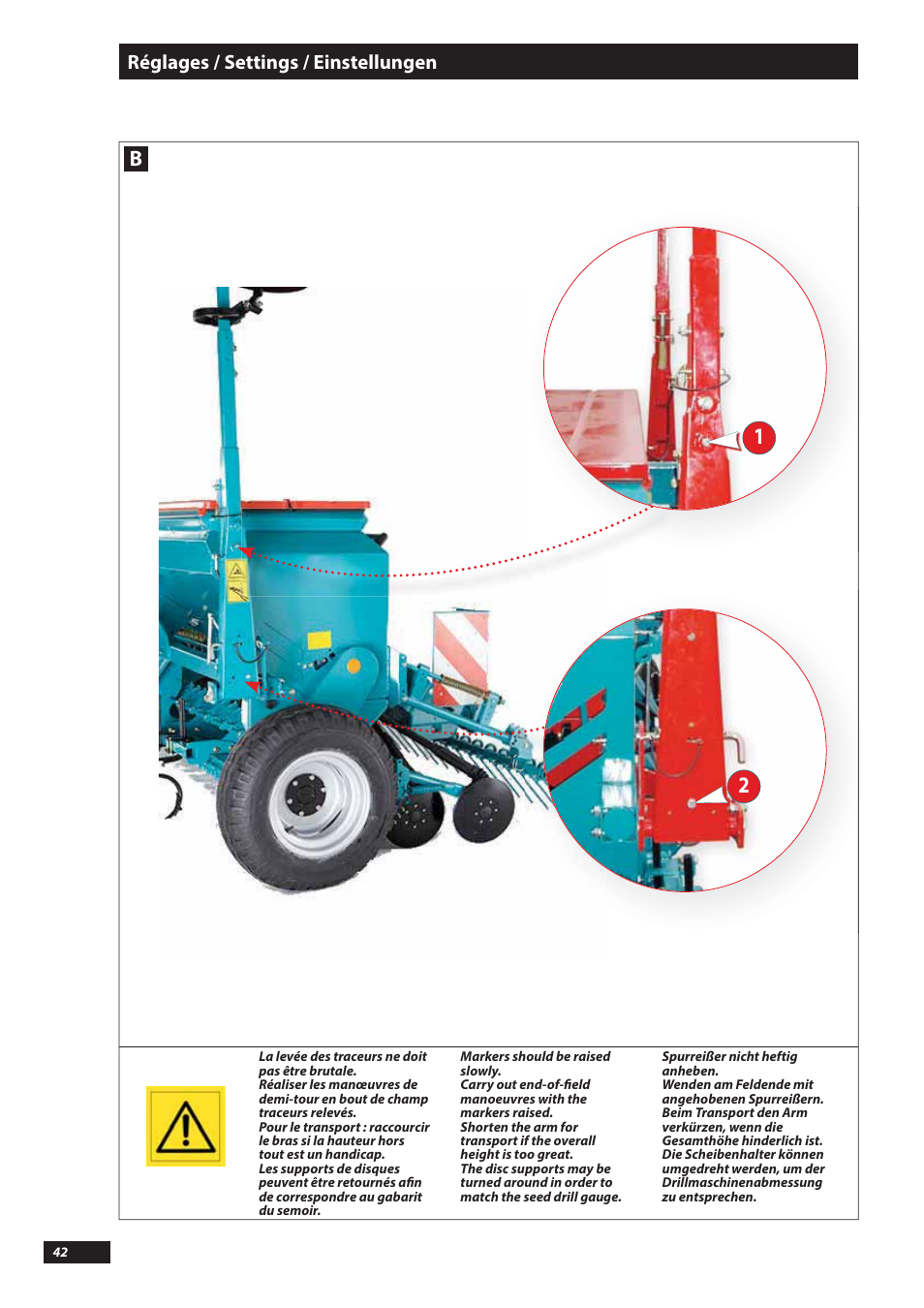 Sulky Tramline SX > 03/2014 User Manual | Page 44 / 117