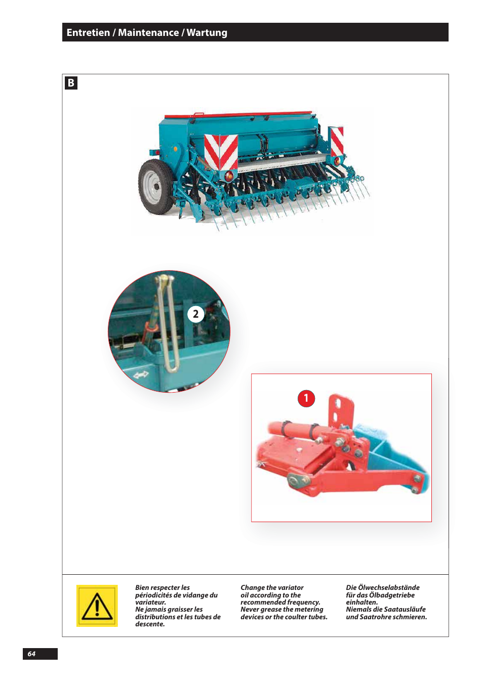 Sulky Tramline SX > 03/2014 User Manual | Page 66 / 117