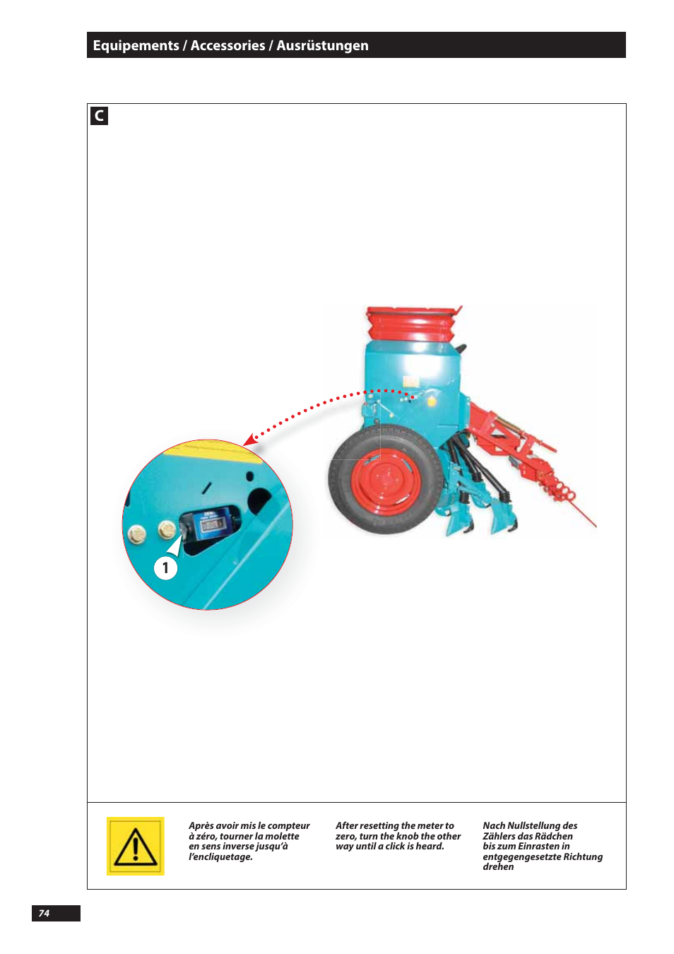 Sulky Tramline SX > 03/2014 User Manual | Page 76 / 117