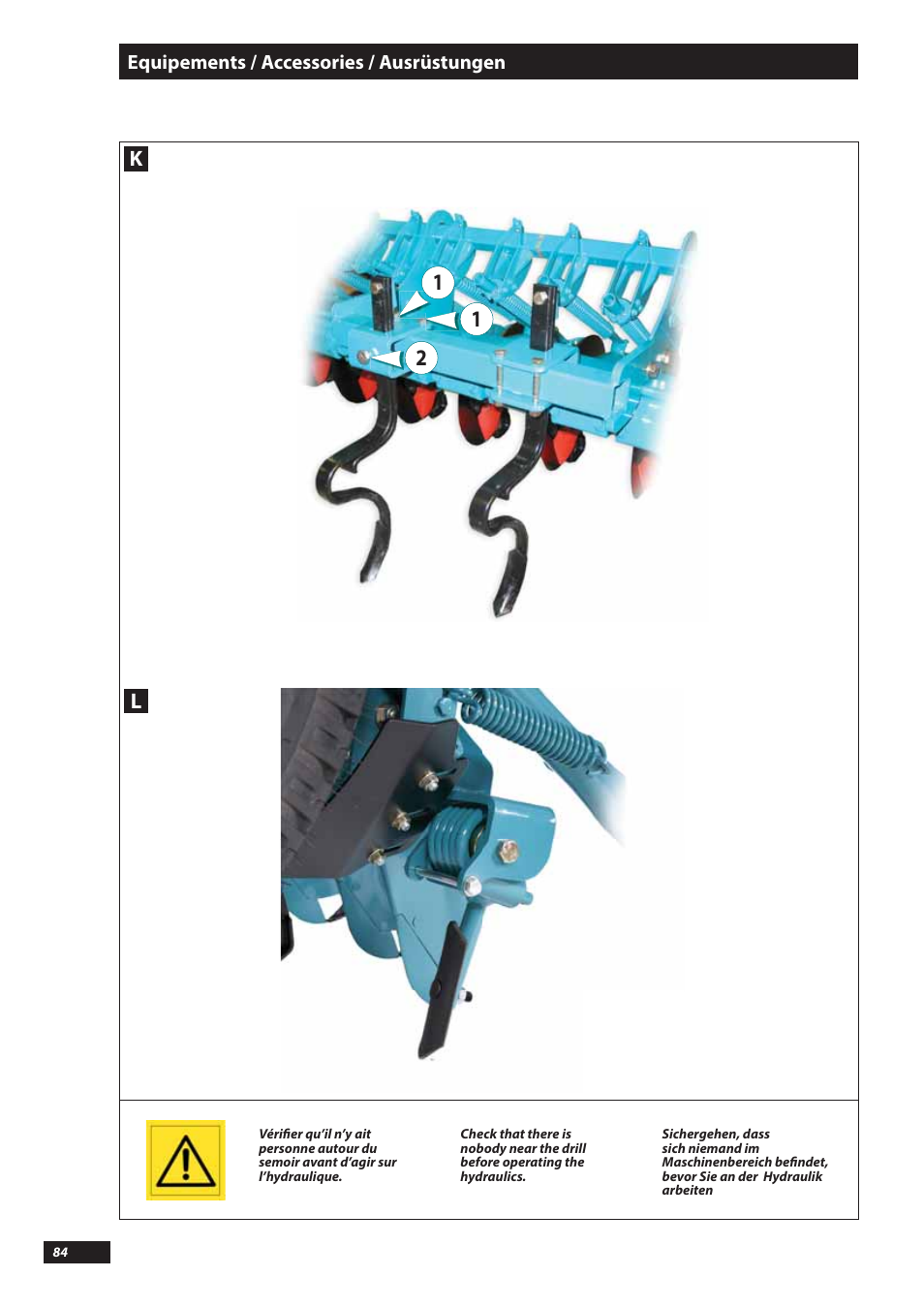 Sulky Tramline SX > 03/2014 User Manual | Page 86 / 117