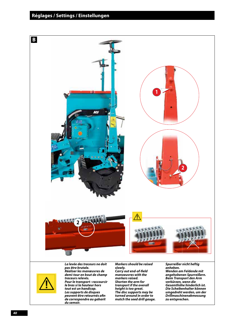 Sulky Tramline CX > 03/2014 User Manual | Page 42 / 107