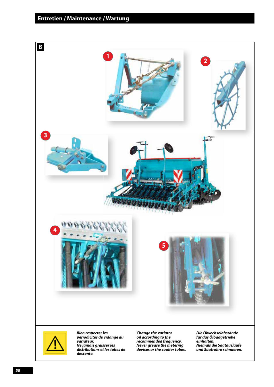 Sulky Tramline CX > 03/2014 User Manual | Page 60 / 107