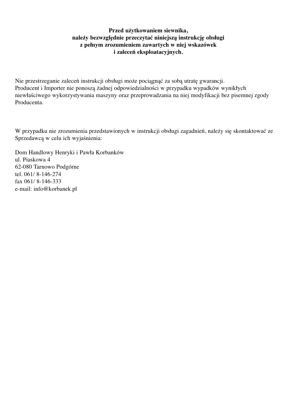 Sulky Tramline SX > 03/2014 User Manual | Page 2 / 120