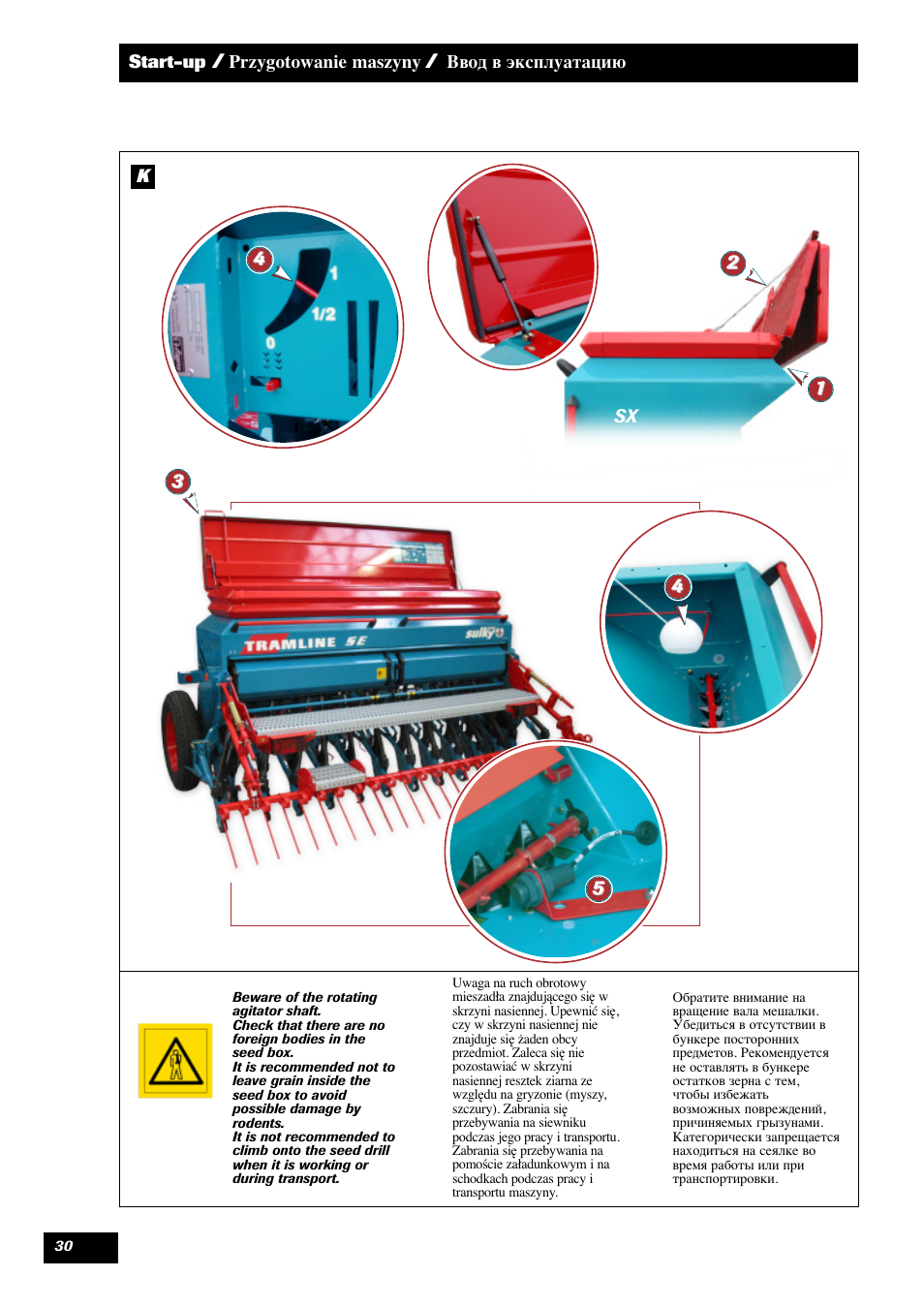 Sulky Tramline SX > 03/2014 User Manual | Page 32 / 120