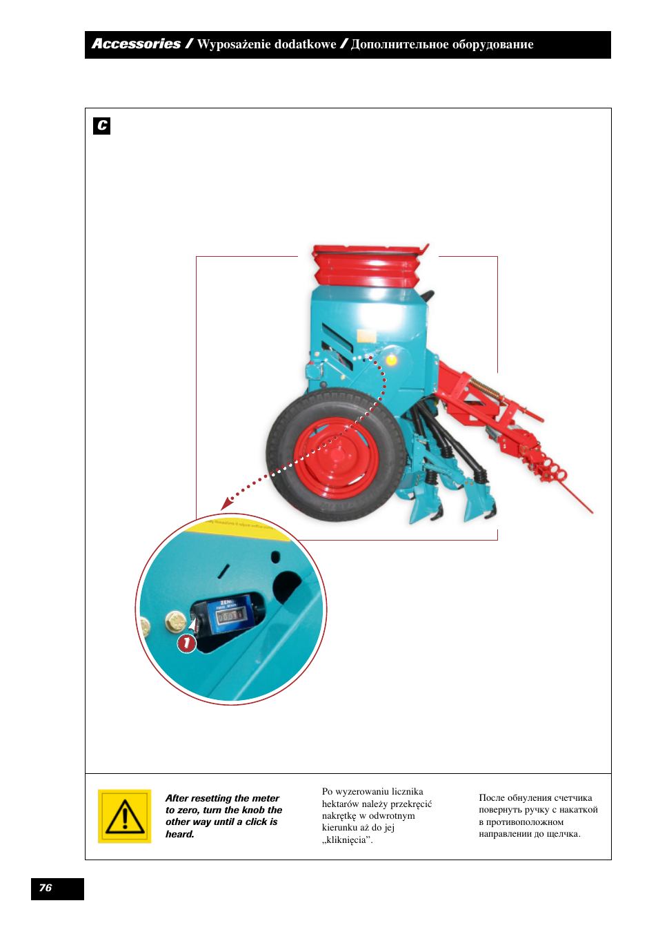 Sulky Tramline SX > 03/2014 User Manual | Page 78 / 120