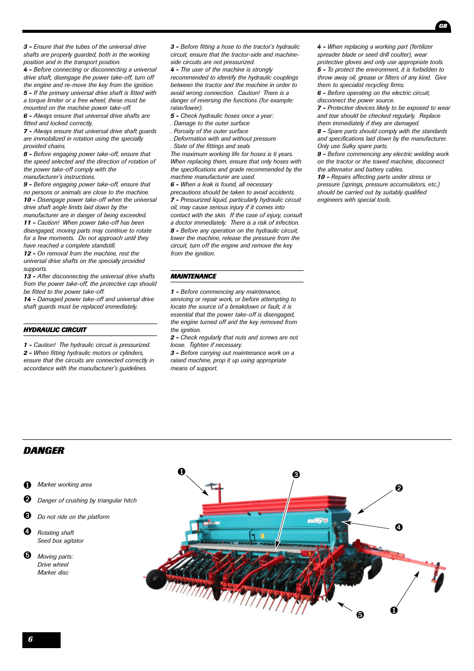 Sulky Tramline CX > 03/2014 User Manual | Page 8 / 105
