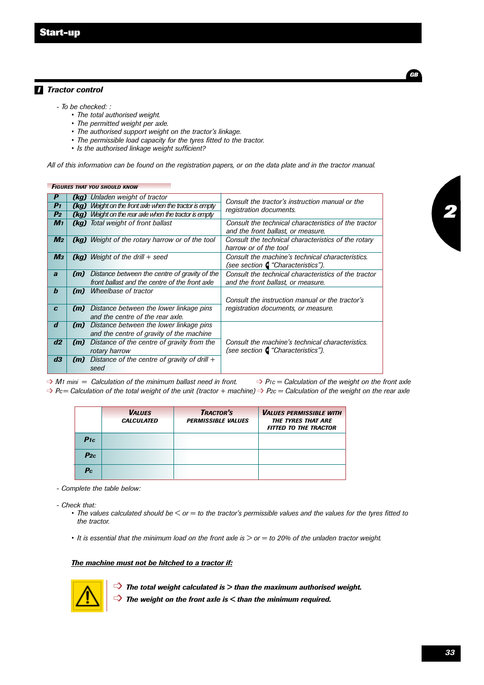 Start-up | Sulky Xeos HD User Manual | Page 35 / 87