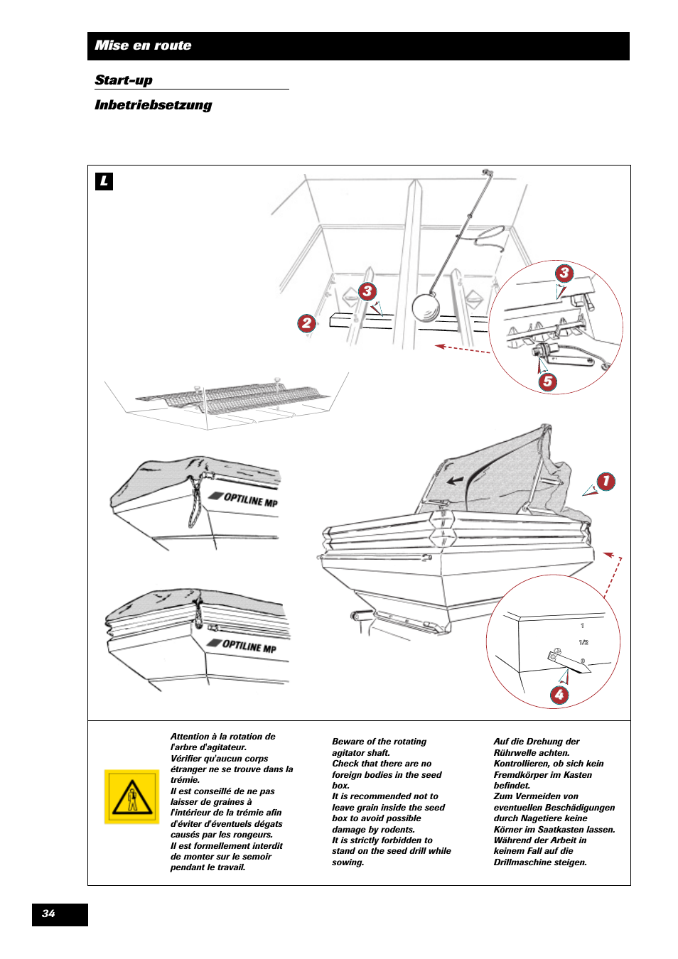 Sulky Optiline MP User Manual | Page 36 / 117