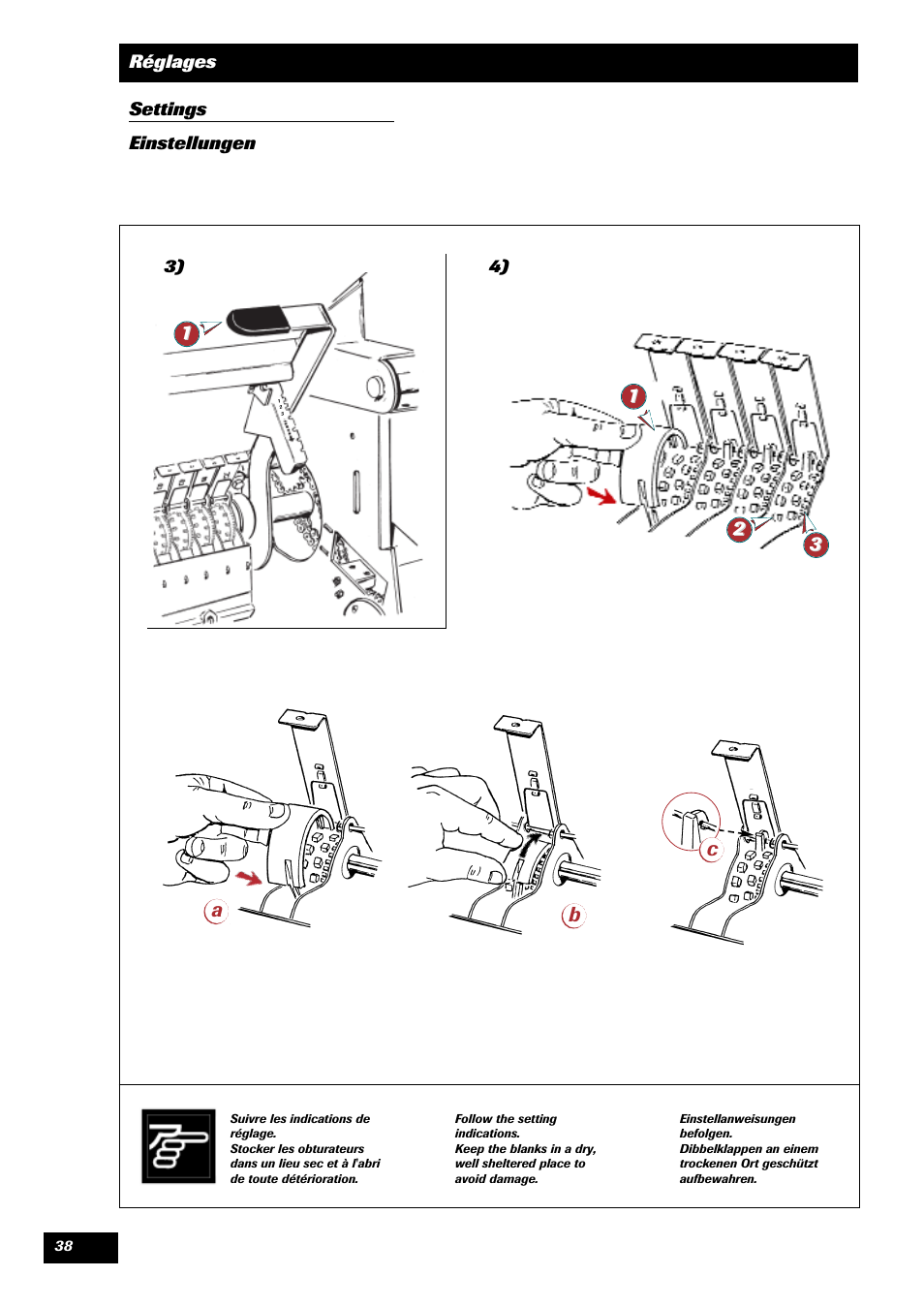 Ab c | Sulky Optiline MP User Manual | Page 40 / 117