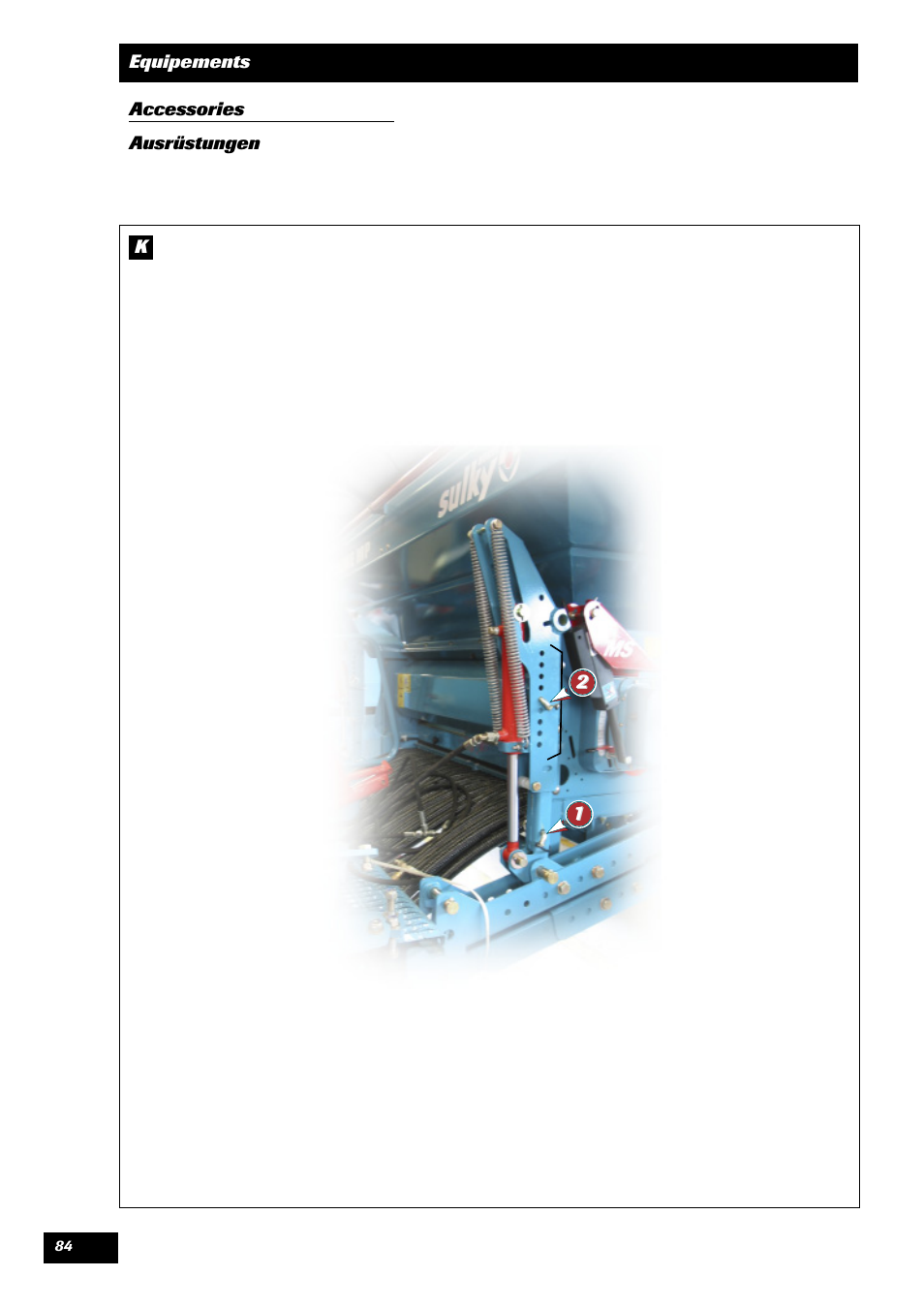 Sulky Optiline MP User Manual | Page 86 / 117