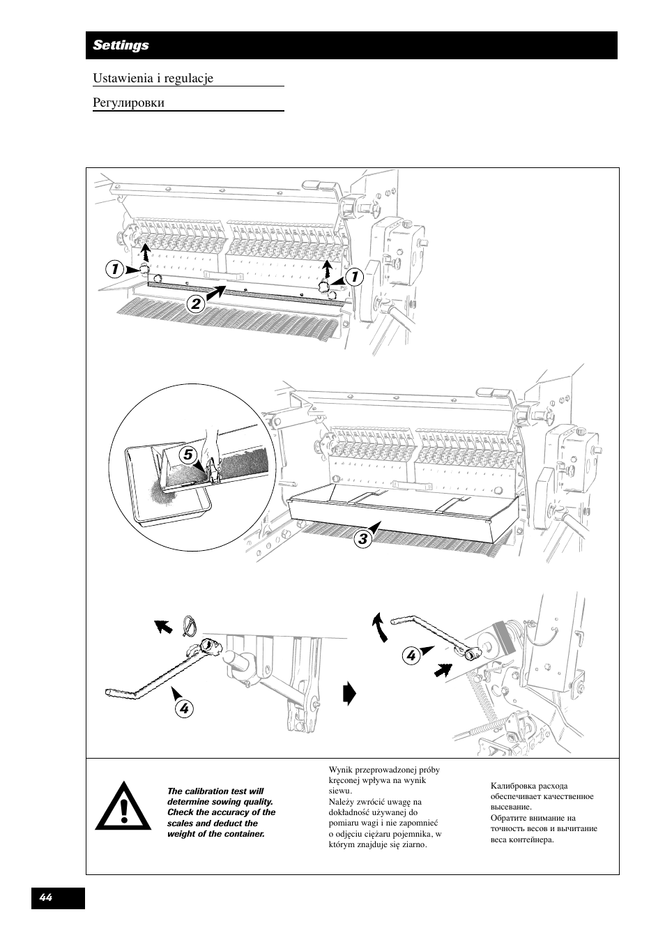 Sulky Optiline MP User Manual | Page 45 / 119