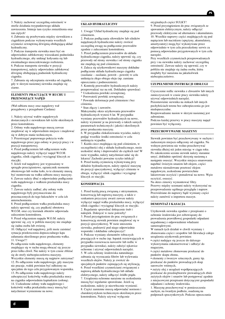 Sulky Optiline MP User Manual | Page 7 / 119