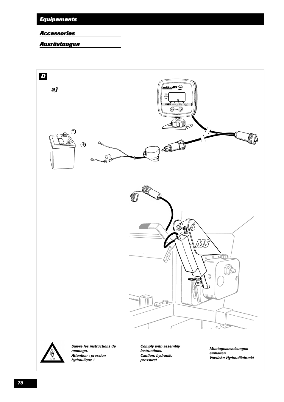 Equipements accessories ausrüstungen d | Sulky SPI Regul-line User Manual | Page 80 / 94