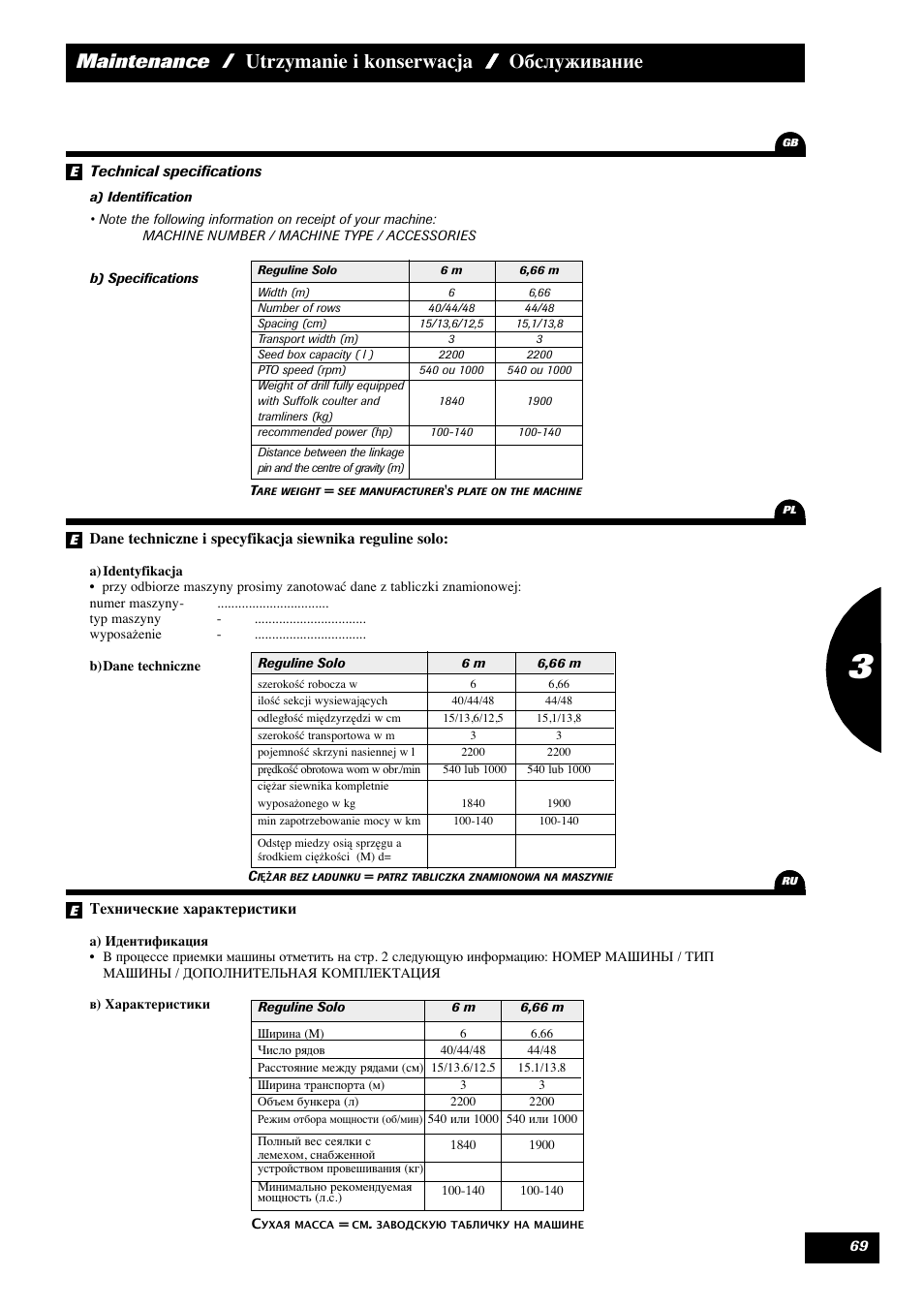 Sulky Reguline Solo User Manual | Page 71 / 113