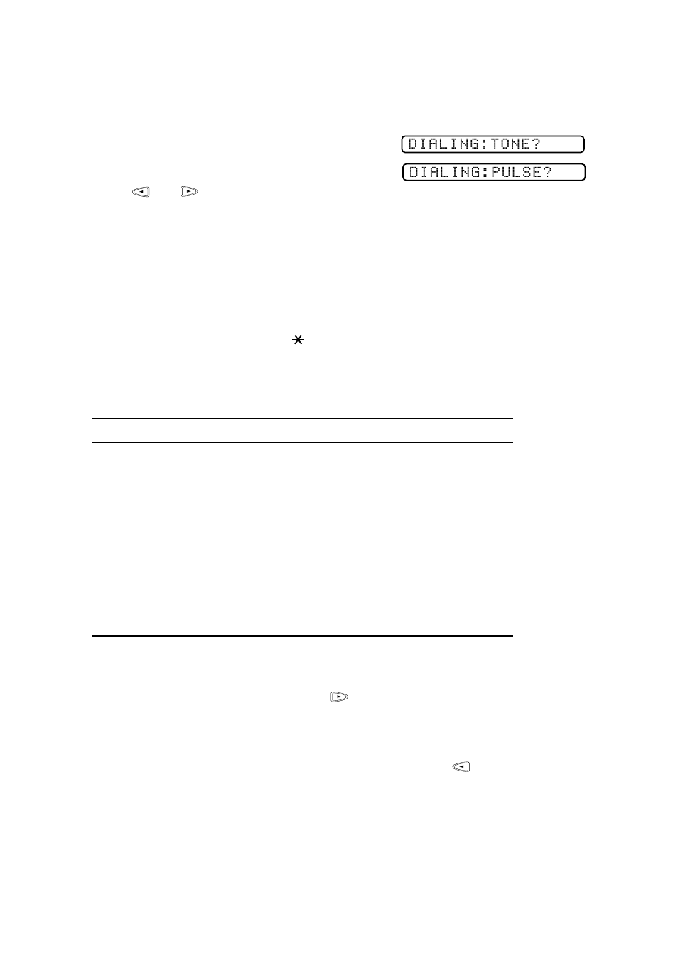 Setting tone/pulse dialing mode (for canada only), Details for entering text, Inserting spaces | Making corrections | Brother 580MC User Manual | Page 36 / 115