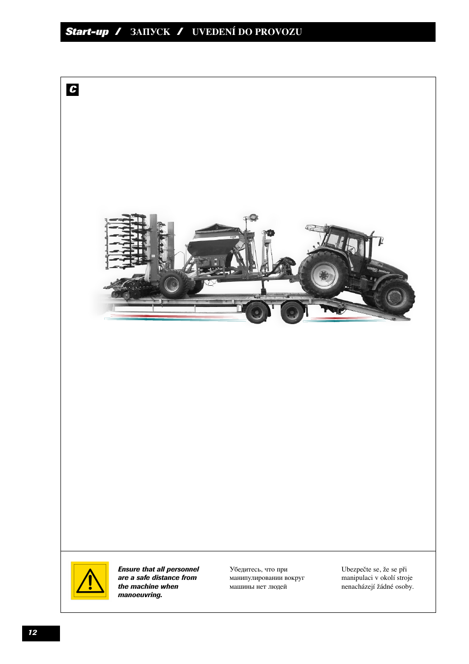 Start-up | Sulky Maxidrill RW User Manual | Page 14 / 81