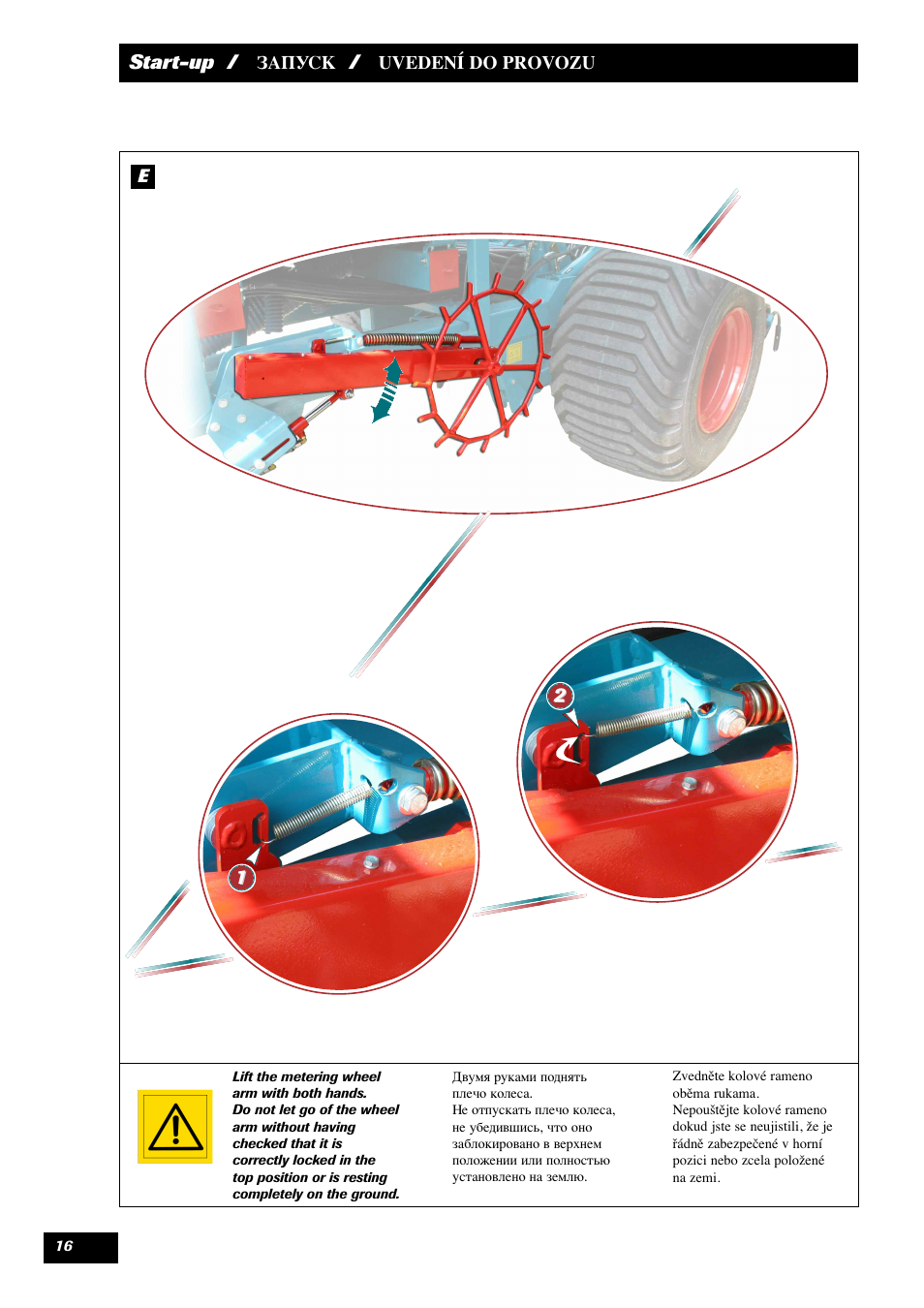 Start-up | Sulky Maxidrill RW User Manual | Page 18 / 81