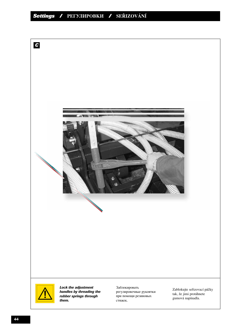 Settings | Sulky Maxidrill RW User Manual | Page 46 / 81