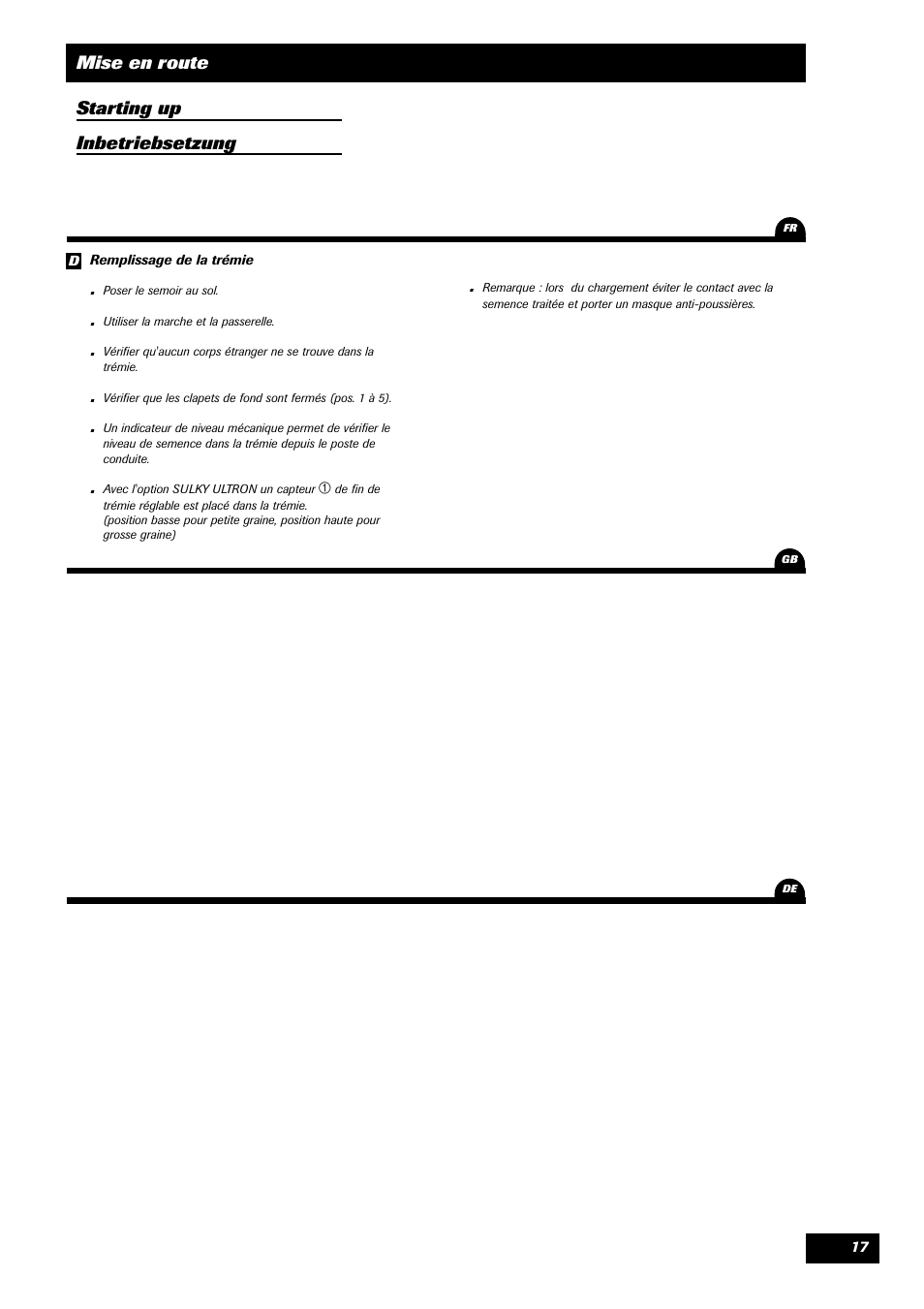 Sulky Unidrill C3000T User Manual | Page 18 / 94