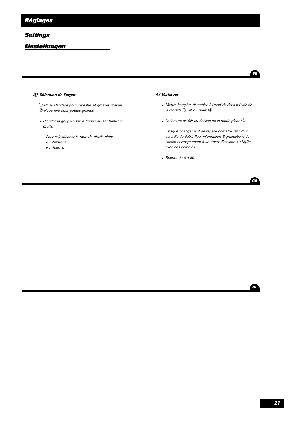 Sulky Unidrill C3000T User Manual | Page 22 / 94