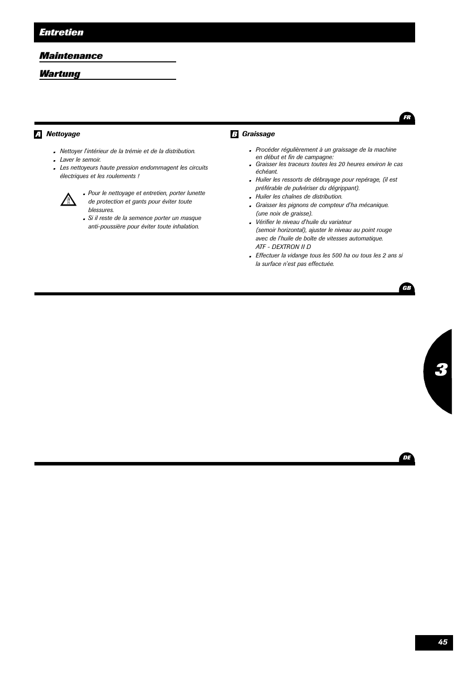 Sulky Unidrill C3000T User Manual | Page 46 / 94