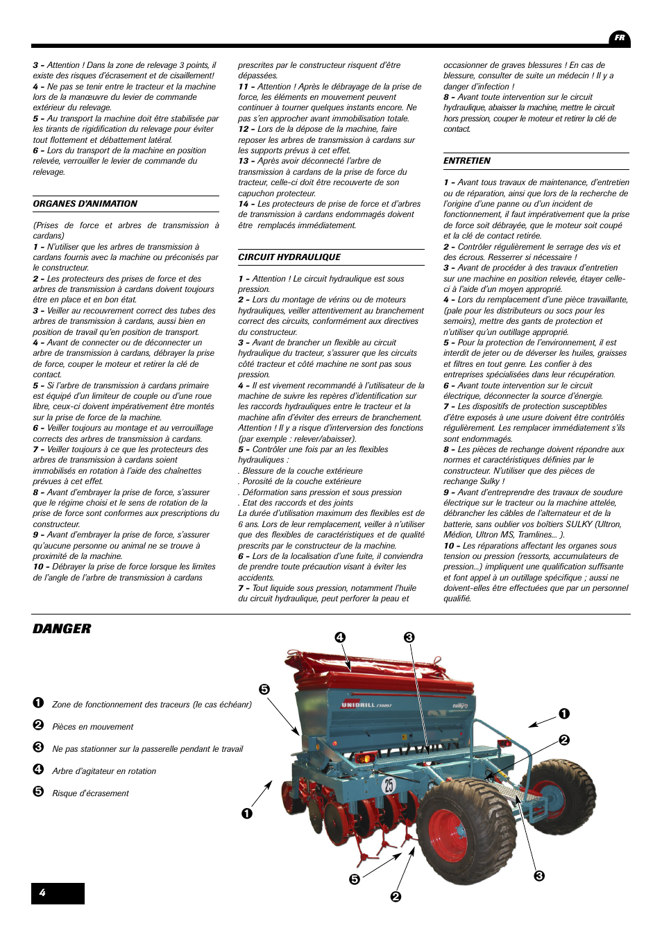 Sulky Unidrill C3000T User Manual | Page 5 / 94