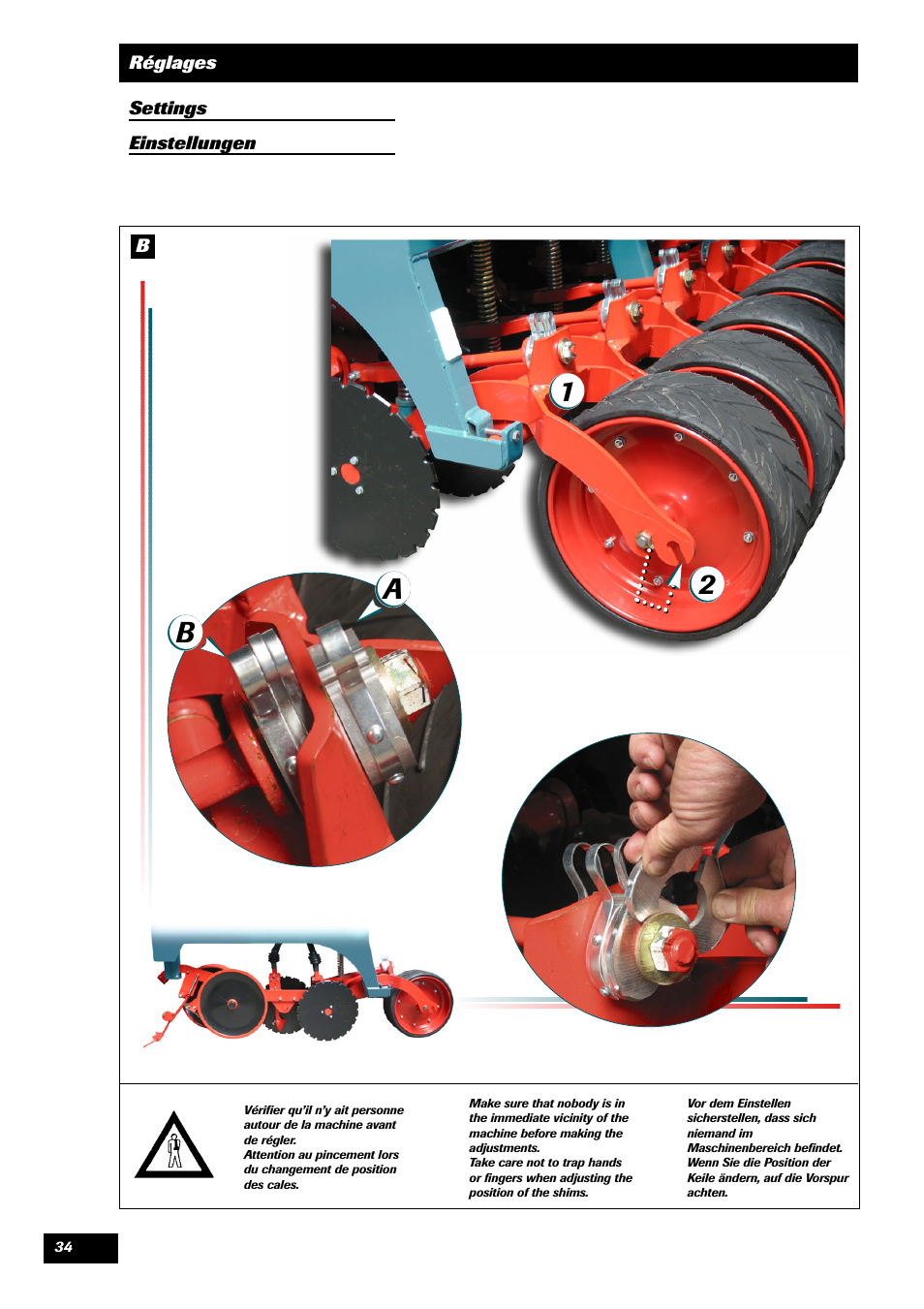 12 a b | Sulky Unidrill W1000T User Manual | Page 36 / 97