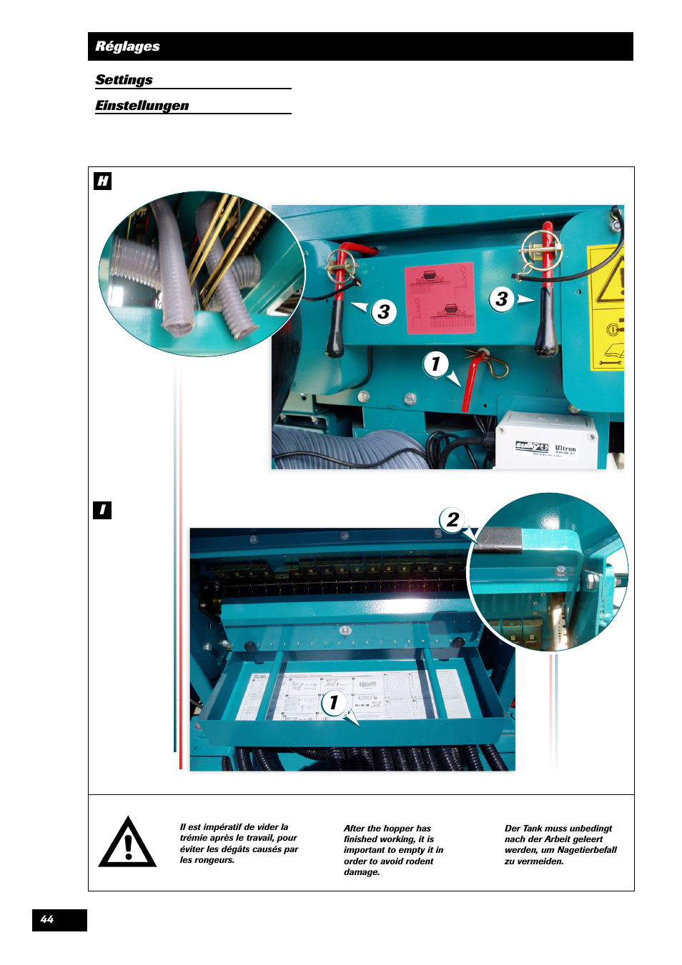 Sulky Unidrill W1000T User Manual | Page 46 / 97