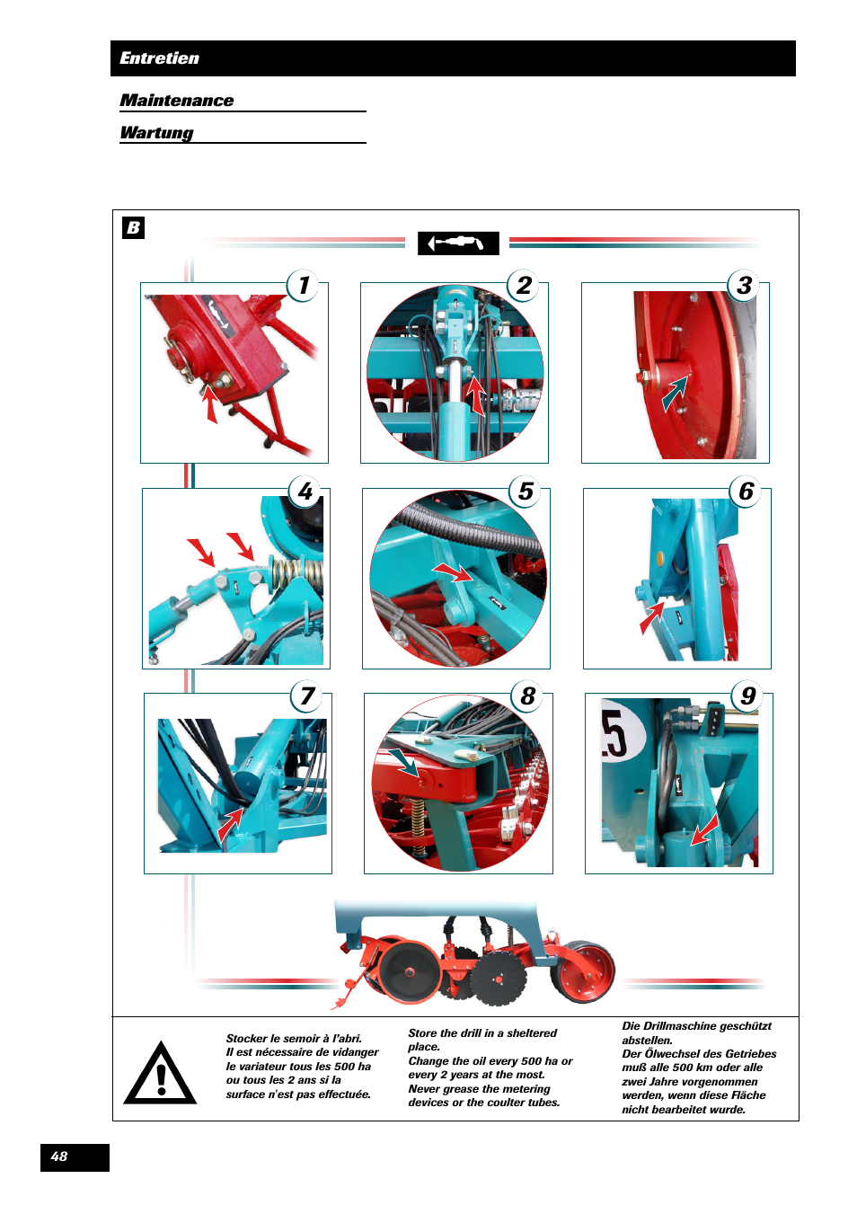 Sulky Unidrill W1000T User Manual | Page 50 / 97
