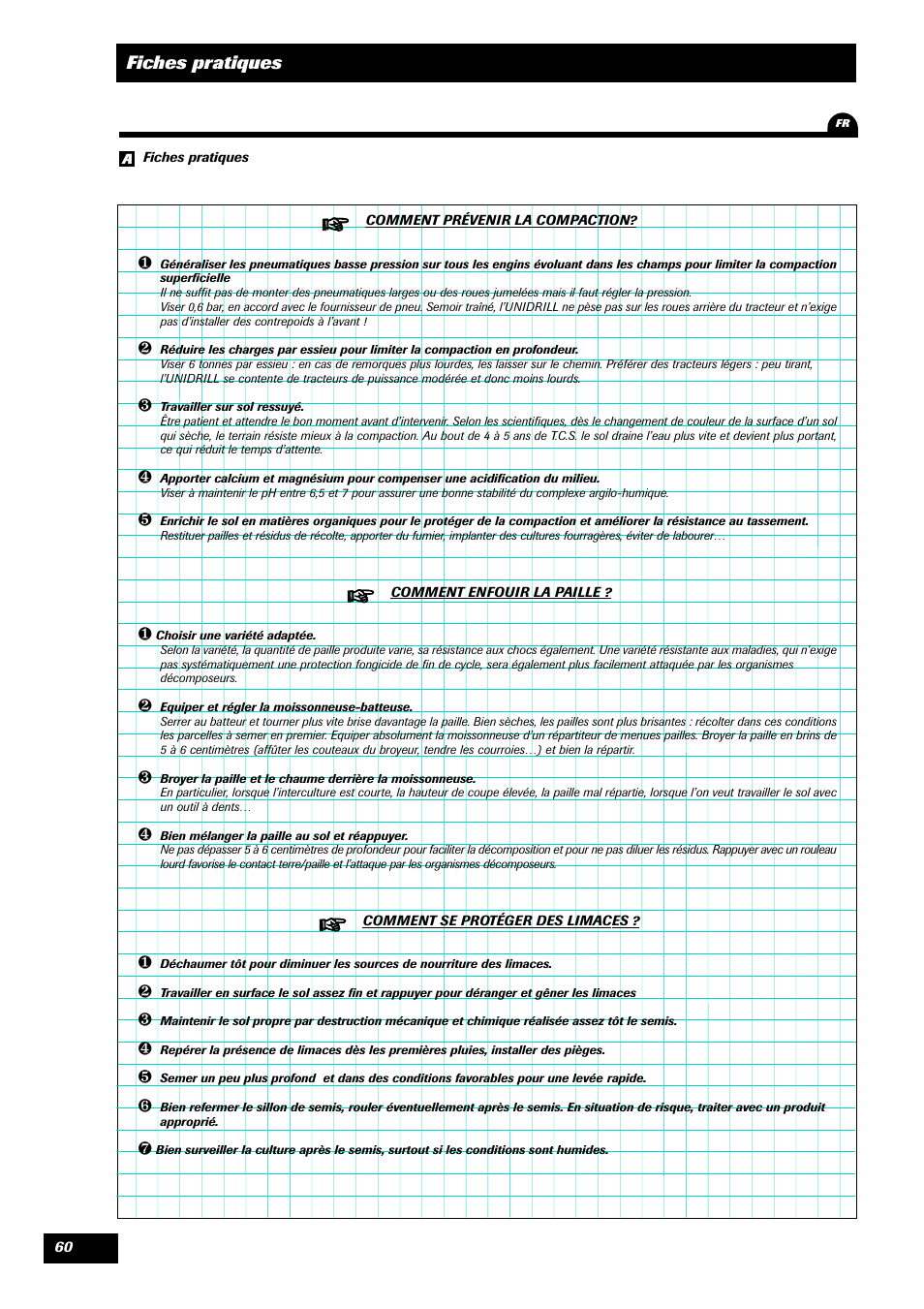 Sulky Unidrill W1000T User Manual | Page 62 / 97