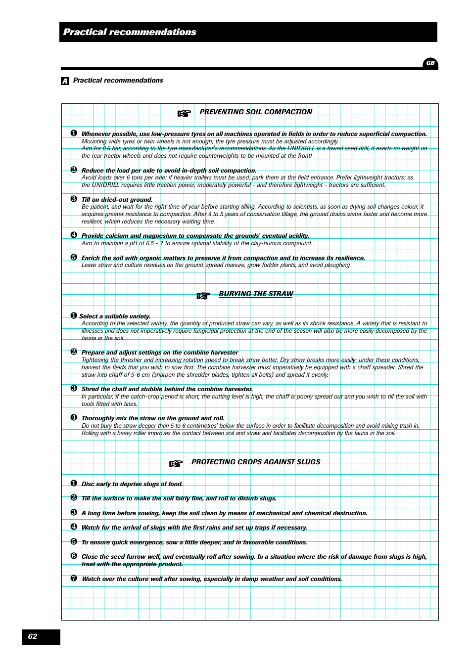 Sulky Unidrill W1000T User Manual | Page 64 / 97