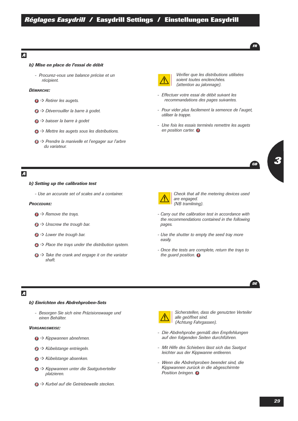 Sulky Easydrill Fertisem User Manual | Page 31 / 99