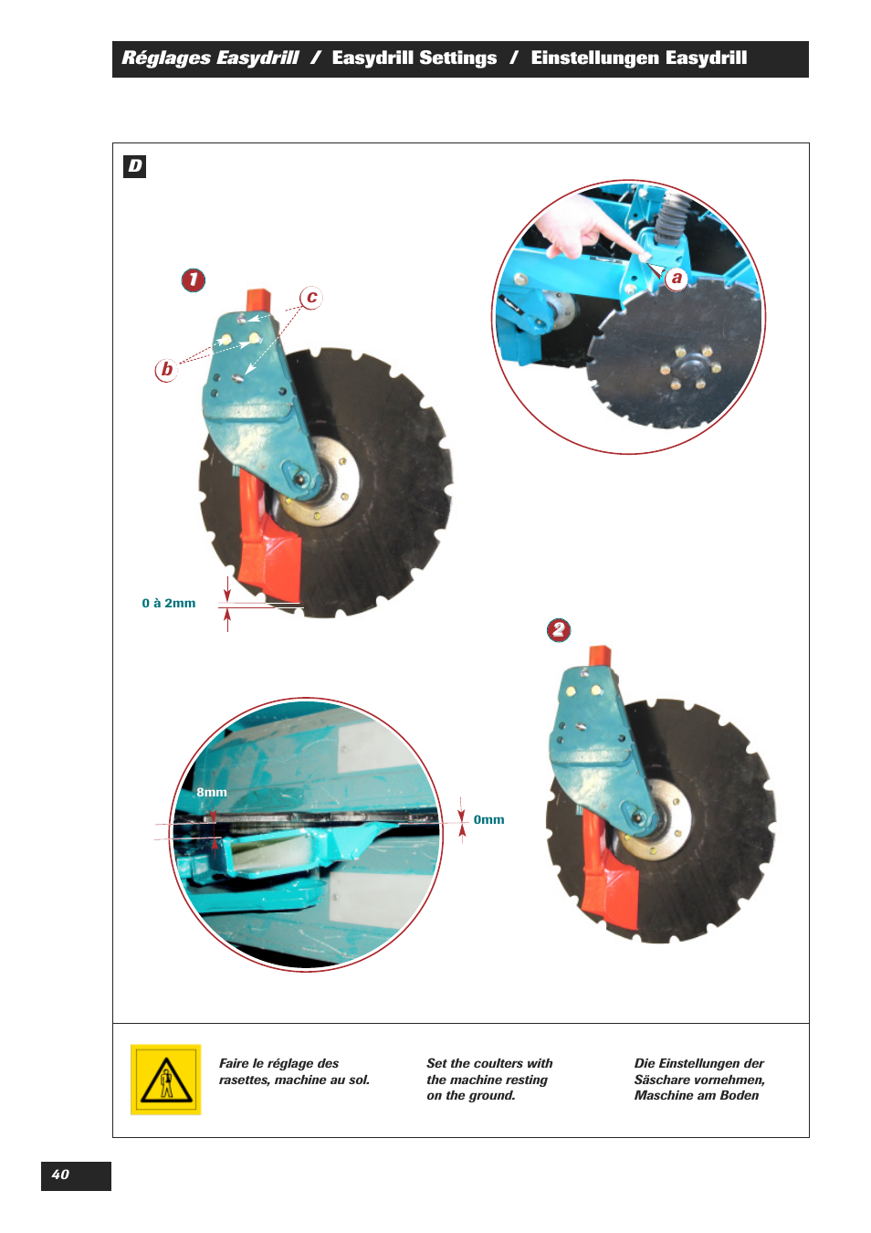 Sulky Easydrill Fertisem User Manual | Page 42 / 99