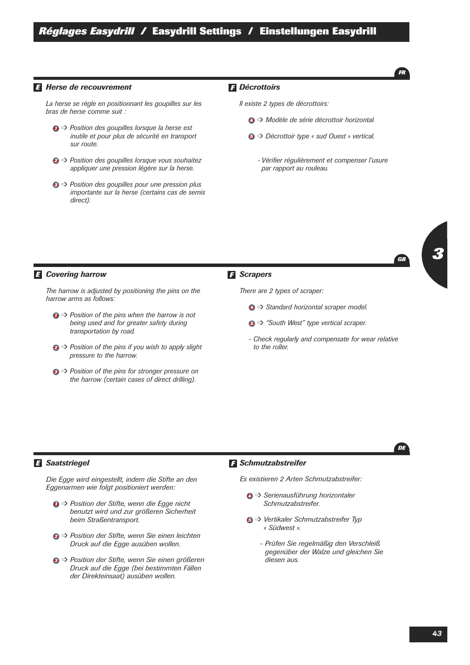 Sulky Easydrill Fertisem User Manual | Page 45 / 99